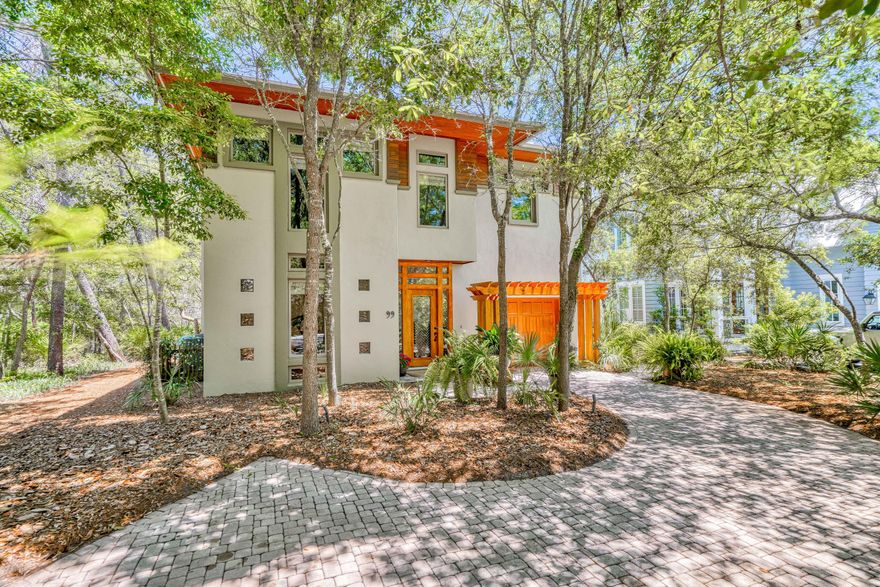 Located in the secluded, gated community of Wilderness Way, this unique abode boasts the perfect location for enjoying the serenity of the Grayton Beach State Park as your backyard. This home is located a short walk from the lake, boutiques, restaurants and the white sand beaches of Grayton Beach State Park. Enjoy the very best of 30A living without living in crowded, short-term rental neighborhoods.