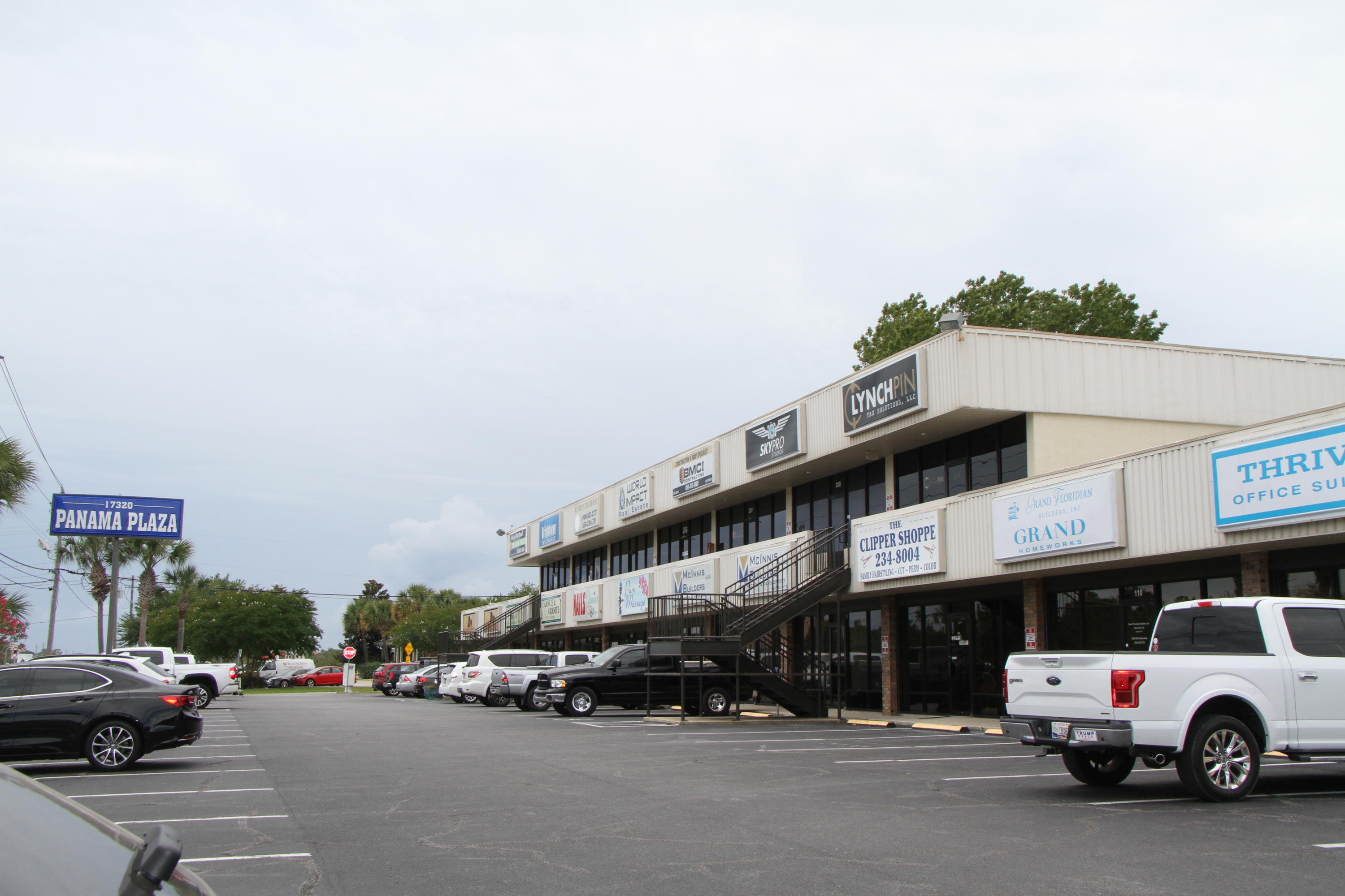Great Location, Great price for Office Space on the WEST END of Panama City Beach. Located on the on the second floor of Panama Plaza. Minimum 2 year lease. Fresh paint and new flooring. Unfurnished. Rent includes water, sewer and garbage pickup. Tenant pays for electric, signage and internet.