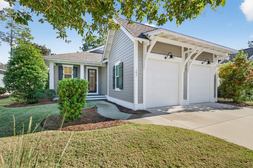 Discover refined coastal living in this beautifully appointed 3-bedroom, 3-bath Huff Home, ideally located in the prestigious Pathways section of WaterSound Origins. Set on a premium lot backing to peaceful green space, this residence offers privacy, style, and unmatched access to one of South Walton's most sought-after communities.Step inside to find hardwood floors throughout, complemented by crown molding that add warmth and character. The chef-inspired kitchen features quartz countertops, Frigidaire appliances, a stunning ceiling-height backsplash behind the gas range, and a custom dry bar--perfect for entertaining. Two generous guest bedrooms each enjoy their own full ensuite bathrooms, while the spacious living area flows seamlessly to the screened-in porch with serene views of the lush backyard oasis. The oversized primary suite is privately tucked away and offers backyard views along with a luxurious spa-like bathroom complete with dual vanities, a zero-entry shower, a garden tub, and an expansive walk-in closet.

WaterSound Origins spans 1,400 acres and is designed to celebrate both modern convenience and the natural beauty of the area. Residents enjoy access to top-tier amenities including the Village Commons resort-style pool, fitness center, sports courts, walking trails, parks, and Lake Powell access with complimentary kayaks. Golfers will love the Origins Golf Club, offering multiple play configurations for all skill levels.

The vibrant WaterSound Origins town center features Publix, dining options, shops, and servicesall just moments from world-class beaches. Homeowners also have the option to join the exclusive WaterSound Club, which provides private beach access, beach services, dining venues, pools, two private golf courses, and the new Lifestyle Center at Camp Creek.

This home offers the perfect blend of luxury, location, and lifestylean exceptional opportunity in WaterSound Origins.


