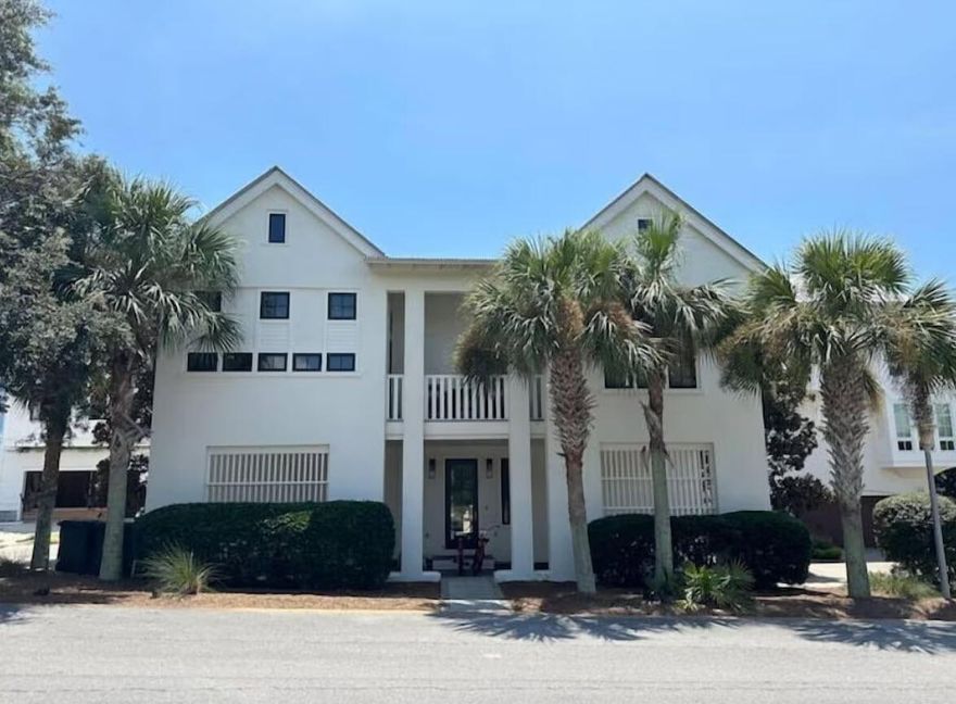 Fantastic opportunity to lease a beautifully furnished home located within the gated community of Cypress Dunes, just steps from the clubhouse! This high-end luxury community offers sweeping views of the Gulf of Mexico by the infinity edge pool & hot tub & fitness center.This spacious 3BR/3.5BA home in Santa Rosa Beach offers a gorgeous setting near sugar-white beaches. The house offers three elegant bedrooms, each with tall windows and plenty of natural light.  The open concept living, dining and kitchen areas on the 2nd level are bright and the best spot for everyone to gather and spend quality time together. A covered patio on the entry level boasts a gas grill for cooking and dining.