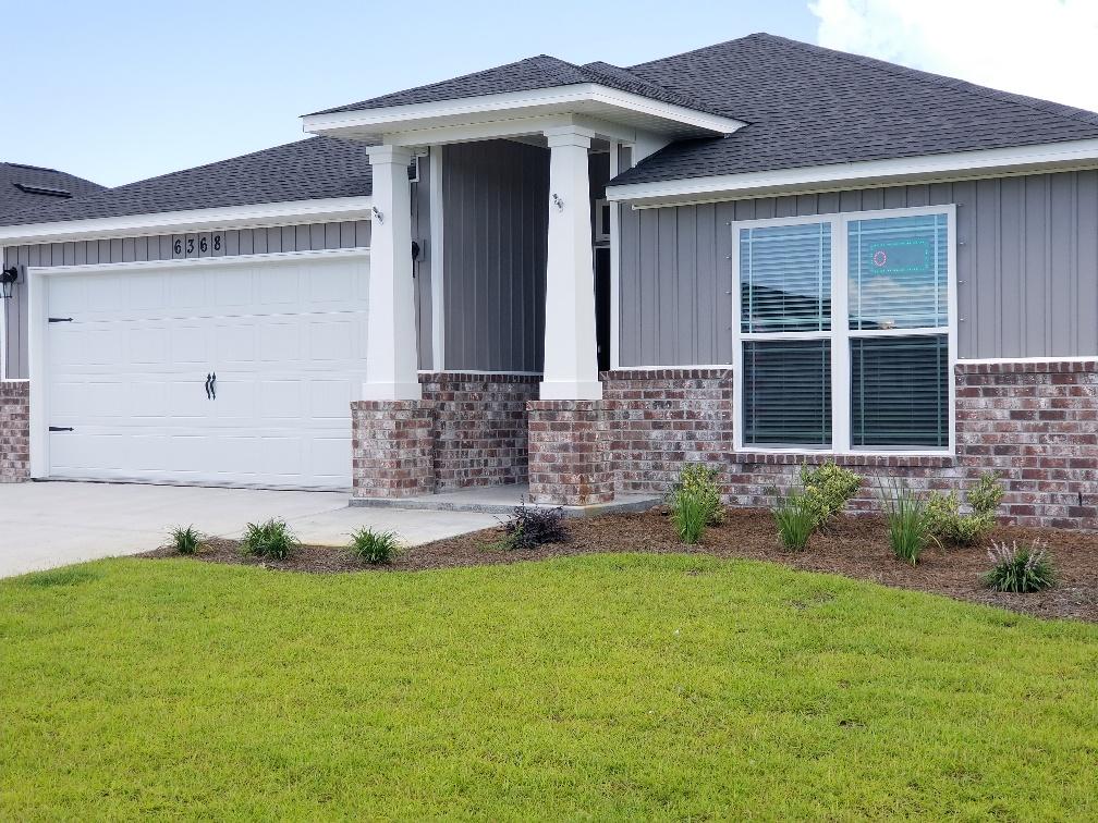 This home is under construction and will be ready to close in May. This beautiful cottage style, ranch home community features fully sodded yards, sidewalks, underground utilities, public water and sewer, convenient access to shopping and schools and only 8.5 miles to Navarre beach! Every home comes included with GRANITE COUNTER TOPS tops in the kitchen and bathrooms with under mount sinks, STAINLESS STEEL APPLIANCES in the kitchen, UPGRADED FLOORING in the common and wet areas and carpet in the bedrooms. Separate TILE SHOWER in the master bathroom (in most plans), covered back porches and much more. These homes are extremely energy efficient and all come included with our 1-year builder warranty. Take advantage of our $500 move in special with use of one of our preferred lenders!