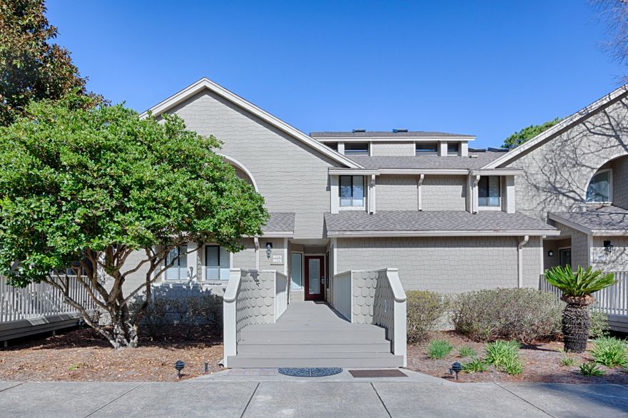 Enjoy panoramic views of Horseshoe Bayou and the Choctawhatchee Bay from the enclosed porch of this first floor freshly renovated condo. Rated as an ''A'' on the Sandestin Rental Program, this investment property is ready for its new owners with a significant amount of reservations already on the books for 2017. The split floorpan offers a spacious feel, suited perfectly for a vacation rental, second home, or even a full time residence. The master bedroom offers the same fantastic bay views and an en suite bathroom with double vanity. The guest bedroom is large in size with a a walk-in closet and also has an en suite bathroom. See attachment for a full list of upgrades made.