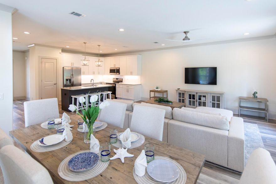 THE BEST BUY on the SOUTH SIDE of 30-A! Brand new construction townhomes have three bedrooms, two and half baths. Stainless appliances, granite countertops and located next to Topsail State Park with three miles of sugar white beaches, nature trails and the emerald blue waters of the Gulf of Mexico. These townhomes have a community pool and no exit cul-de-sac. Designer lighting throughout and street lighting and landscaping make this development perfect for permanent, vacation or rental property. Very convenient to grocery stores, shopping, and popular restaurants.