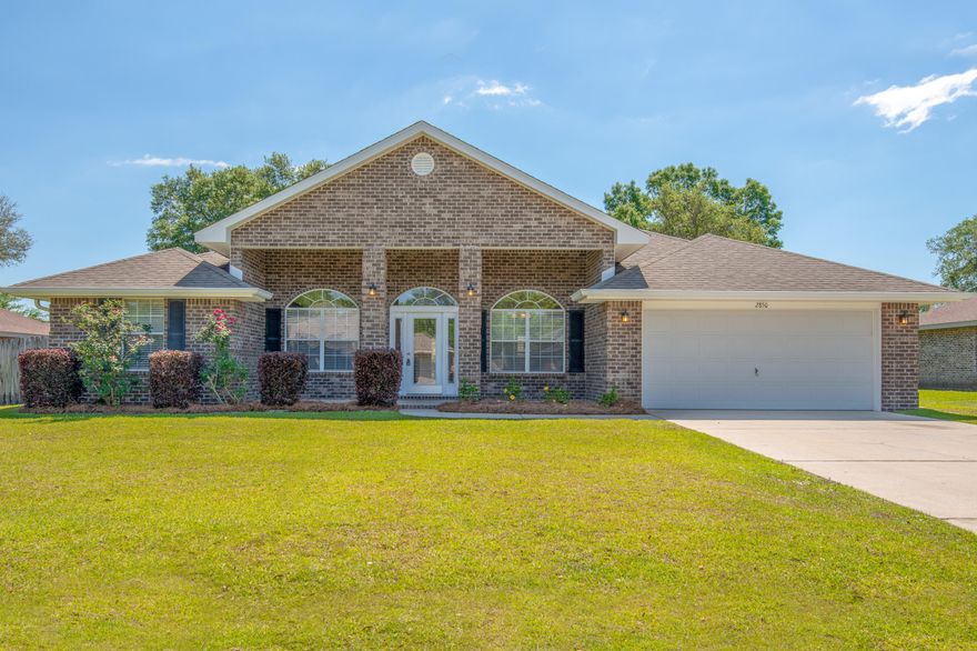 An incredible home for a superb price! Located in a quiet community with underground utilities & minutes to the white sandy beaches or local shopping. New vinyl wood plank flooring throughout the main areas of the home & fresh paint throughout. A very popular floorplan offering 4 bedrooms, 2 baths, separate office/den area, formal dining room, breakfast area & large inside laundry. Access to the large covered lanai from the back bedroom & master bedroom. The master retreat offers trey ceilings & large bath with double vanities, separate shower & soaking tub, 2 walk in closets & large glass block window for natural light. The kitchen is semi open to he living space w/breakfast bar, full appliance package & pantry. Spacious fenced back yard, gutters & hurricane shutters for piece of mind!