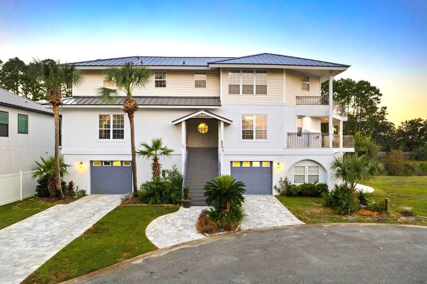 Discover your slice of paradise in the highly sought-after Bayshore Gardens neighborhood of Miramar Beach! Nestled among multi-million dollar properties, this custom 3-story home offers unparalleled coastal living.Enjoy your own PRIVATE BOAT SLIP for effortless bay access--perfect for boating, fishing, or sunset cruises. Stunning water views await from the spacious 2nd and 3rd floor balconies, where you can relax and soak in the serene bay vistas.Inside, the open layout is bathed in natural light, with recent updates including gleaming floors and a renovated kitchen/living area. Multiple balconies and a patio provide ample outdoor space to entertain or unwind. Prime location: Just a short, fun golf cart ride to some of Miramar Beach's best public beaches along Scenic Gulf Drive. Explore sugar-white sands, dining, and shopping with ease--no car needed for beach days!
Don't miss this rare opportunity in one of Miramar Beach's most desirable bayfront communities. Your coastal dream home awaits!