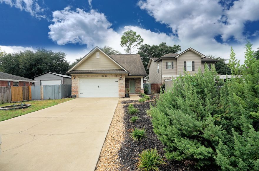 Central Niceville Location - Conveniently located near schools, shopping, beaches, and military bases, this spacious 4-bedroom home offers comfort and functionality. The two-story layout features the primary suite on the main floor, while three additional bedrooms and bathrooms are located upstairs.The open-concept main living area includes a large living and dining space, along with a well-appointed kitchen featuring stainless steel appliances, a breakfast bar, pantry, and ample cabinet space. A laundry room and half bath complete the first floor for added convenience.Enjoy the benefits of a two-car garage, generous driveway parking, and a fully fenced backyard, perfect for outdoor living.NO pets.All applicants must fill out an application @ www.nicevillerentals.com
