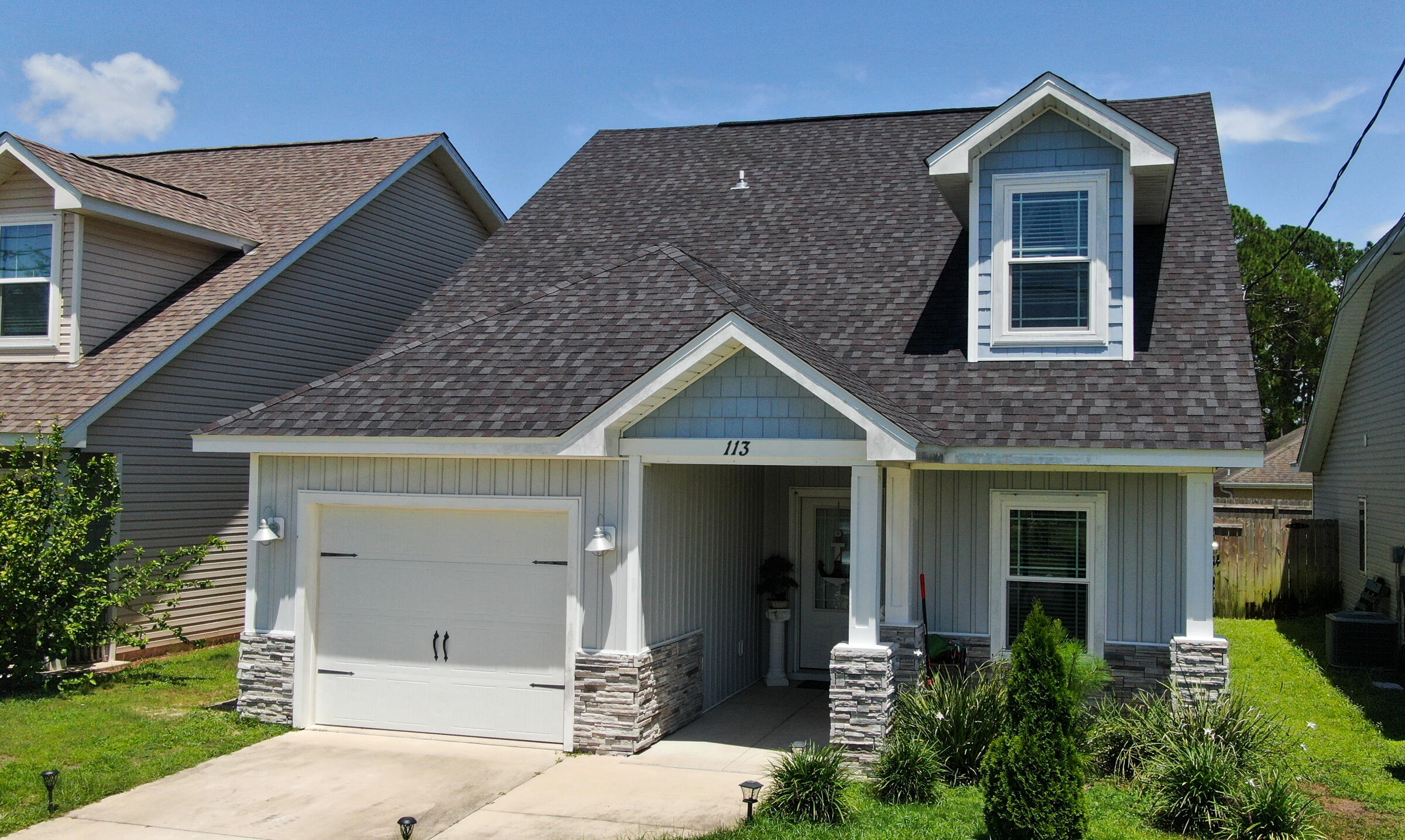 This beautiful home, built in 2016, is situated in the heart of Panama City Beach and ideally located steps from the white sandy beaches and just across the street from Holiday Golf Club. SELLER WILL CONTRIBUTE $2,500 TO BUYER'S CLOSING COSTS ON APPROVED DEAL. Drive 3 minutes West to enjoy all the entertainment of Pier Park or head 2 minutes East and spend the day at Shipwreck Island with family and friends. Upon entering the home, you are greeted by an open concept kitchen/dining/living room in addition to the first floor master suite. Features include granite countertops, stainless steel appliances, tile flooring, and a fenced in backyard perfect for entertaining guests. Whether you're looking for a vacation home or primary residence, this home offers everything you're looking for.