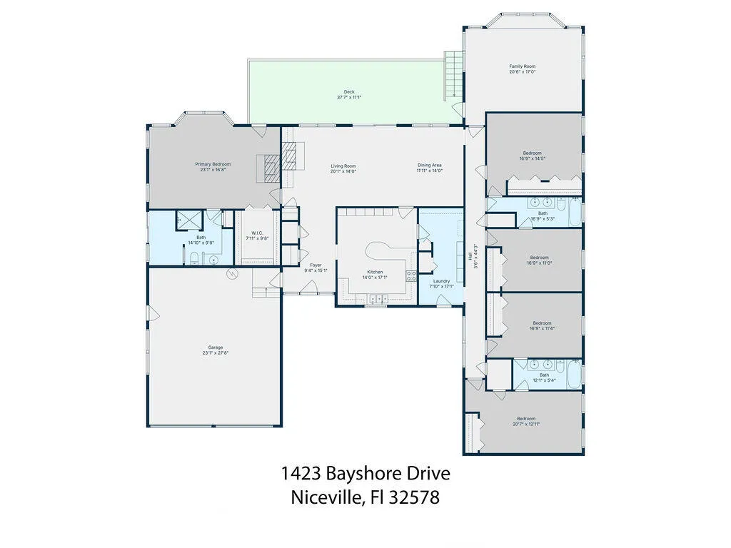 Niceville, Florida 32578, United States, 5 Bedrooms Bedrooms, ,3 BathroomsBathrooms,Residential,Pending,205125