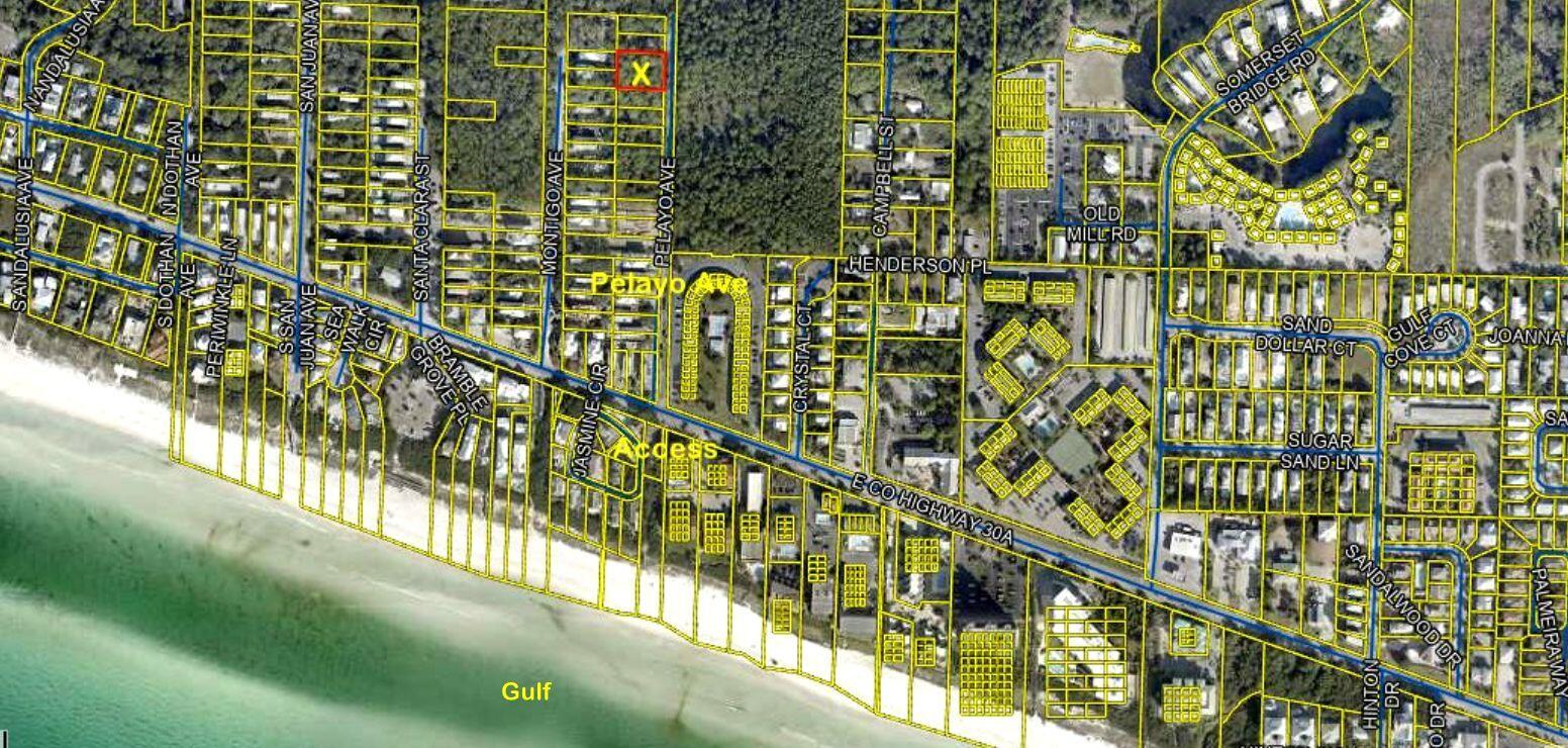 Very reasonably priced lot on Pelayo Avenue with public gulf access at the end of the street. Public beach immediately to the east of the access.Pelayo Avenue is in highly desired Gulf Shore Manor. Lot 3 is the third lot from the end of the dead end street making privacy and serenity an element to building on this lot.