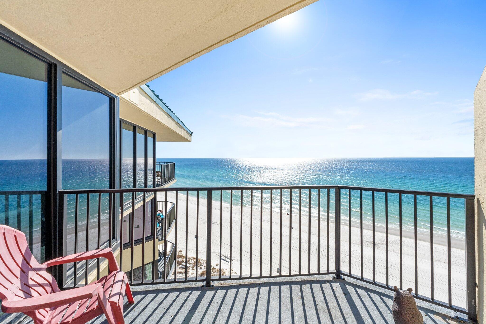 Rarely do ''A'' units become available, and an ''A'' unit penthouse is almost unheard of! Sunbird boasts only four of these exclusive units. Known for their spaciousness and unparalleled panoramic Gulf views, ''A'' units are the largest in the building. This particular penthouse has been completely renovated, featuring luxurious vinyl plank (LVP) flooring throughout, new cabinetry, granite countertops in the kitchen, a decorative backsplash, and stainless-steel appliances. The bathroom has also been fully remodeled with granite countertops and new cabinets. This unit comes complete with a second bedroom, adding to its appeal. Given the rarity of ''A'' units, especially penthouses, this opportunity won't last long. Act quickly to secure this exceptional property!