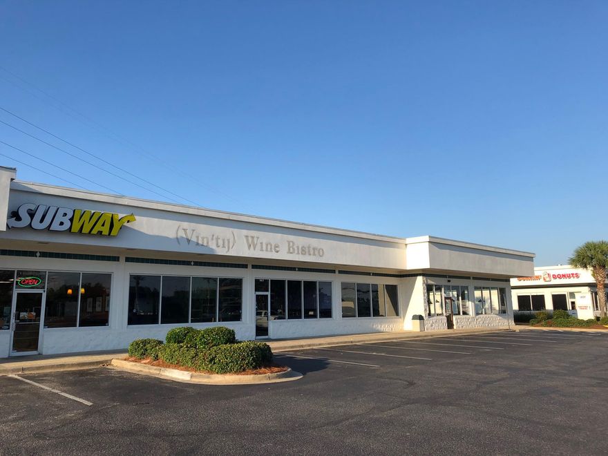 Emerald Coast Emporium is a high profile inline center that has tremendous synergy with existing tenants such as Taco Bell, IHOP, Dunkin Donuts, Subway and others. The location directly on Highway 98 gives excellent visibility to all tenants. Thereare three existing access points on the property which include a traffic signal. The area receives over 4.5 millionannual visitors. Average Annual Daily Traffic is 51,000 cars per day. This project is across the street from SilverSands Premium Outlets which is home to 110 premier retail brands. This is the former Vintij Restaurant location. Open dining room, 2 restrooms, 12' hood system and existing bar in place. Target rent is $29.50/SF + $5.00/SF + 6.8% sales tax = $7424.47/month. 5 year minimum lease term.