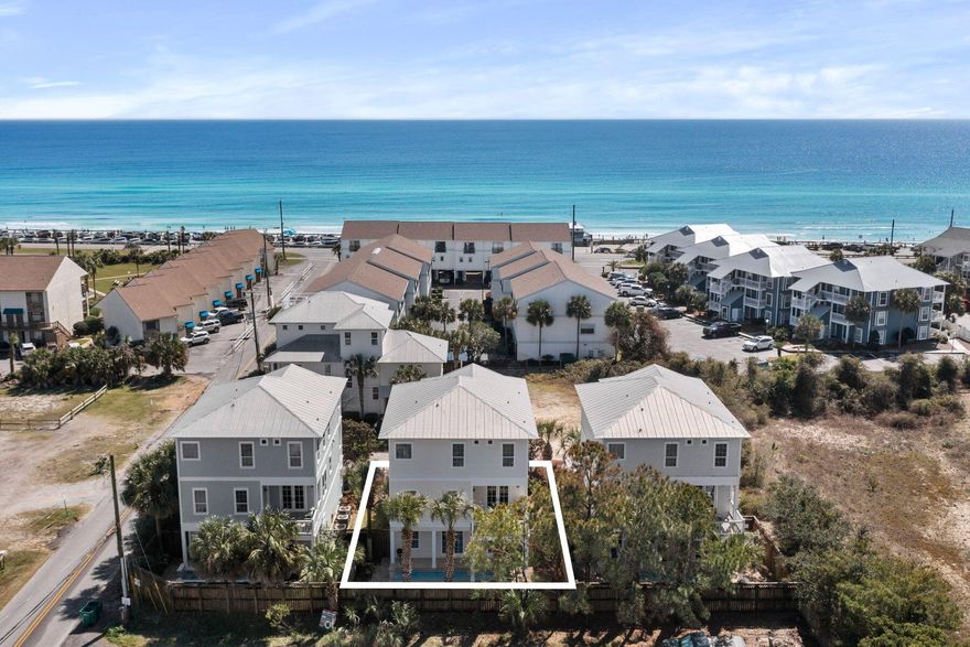 Experience refined coastal luxury in this completely updated, turn-key rental machine that's primely positioned within a 2 minute walk to the oversized beach access and famous Pompano Joes in Miramar Beach. With it's proximity to the beach, you'll feel the warmth of the Gulf of Mexico waves rolling onto the pure white sandy shoreline that makes this area special.  Plan on relaxing in style with your family as this home boasts 5 full bedrooms, 5 full baths, 1 half bath, a heated pool, and great outdoor space great for entertaining and private for retreating. With a fresh coat of paint with all new furnishings, this home is truly turn-key and ready to go with a full season of bookings already rented that will transfer to the new owner. The home layout is perfect for everyone in the family