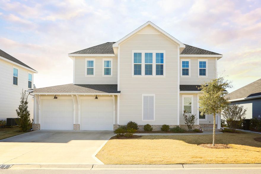 Tucked back in the newly completed, Stillwater B phase of Watersound Origins, you'll find this beautiful 3 BR | 2.5 BA Christopher floor plan with a 2 car garage. This home sits on a premium lot, which provides a large, landscaped yard. The open floor plan features a kitchen with high-end appliances, which opens to the living room and dining room. The primary suite is on the main level with a large walk-in closet, and there are two additional bedrooms on the second floor, which share a Jack-and-Jill bathroom. The bonus living space between the second-floor rooms is perfect for a entertainment center, office, or play space. Enjoy spring evenings on the screened-in porch or the newly upgraded outdoor patio. The gas line hookup is ready for easy grill hookup- no more lugging propane tanks! This home does not lack upgrades: quartz countertops and LVP flooring throughout, gas appliances, tankless water heater, crown molding, Aprilaire Smart Thermostat, MyQ Smart garage door, rain gutters, manicured landscaping, and rainbird intelligent irrigation system.

Watersound Origins is a lovely community with unmatched amenities: A Davis Love III designed golf course, tennis courts, fitness center, resort style swimming pool, basketball court, walking trails, and access to Lake Powell, all available to owners and their guests!


***Buyer is responsible for verifying details about this property. All information contained in this listing is believed to be accurate but not guaranteed.***
