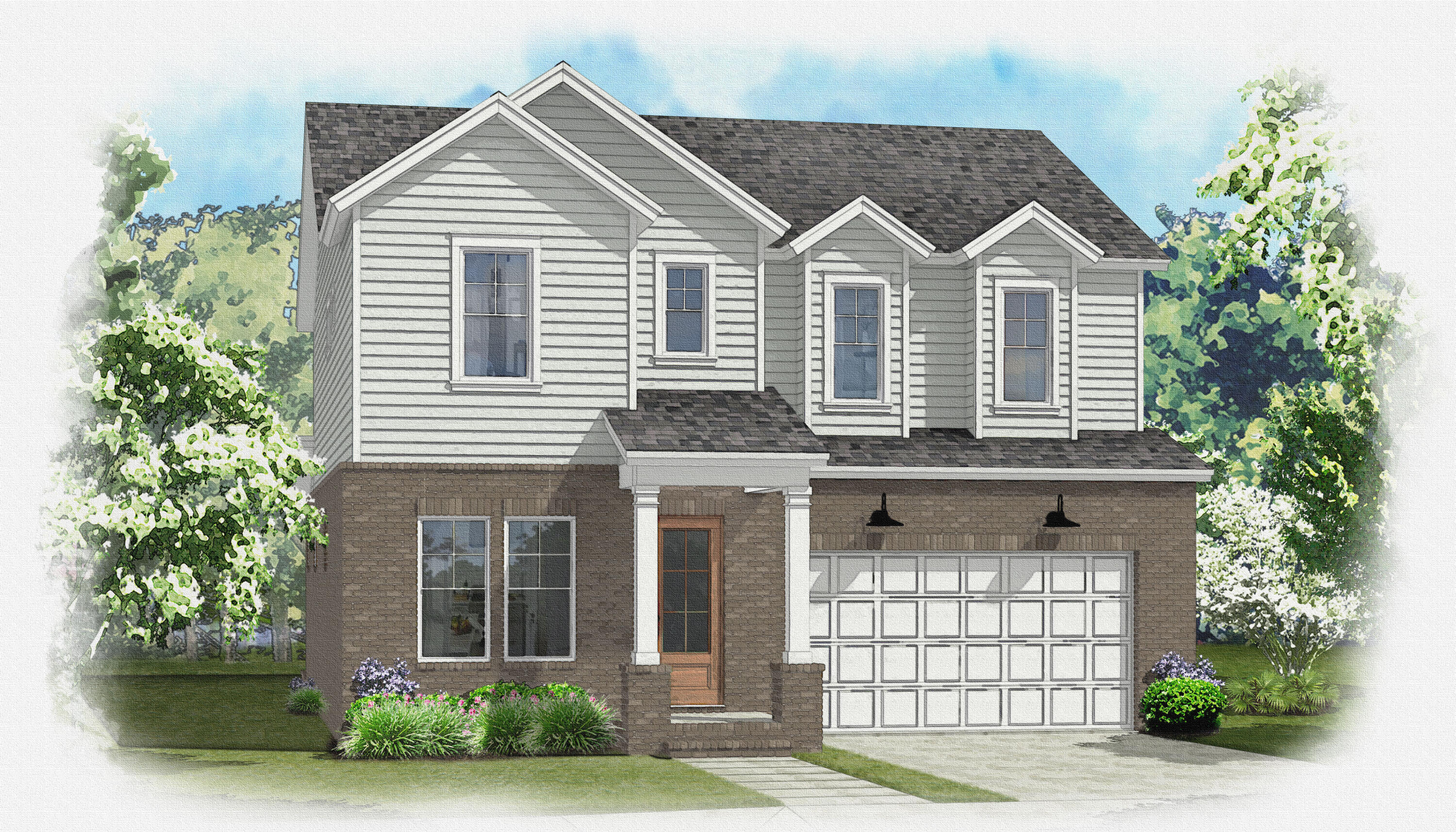 ESTIMATED COMPLETION IS DECEMBER/JANUARY. BUILDER IS OFFERING 20K TOWARDS BUY DOWN OR WHATEVER MONEY AND 1% TOWARDS CC. Welcome to this stunning 2-story, 2,450 sq. ft. brick and Hardie board home, the Sycamore, located in the desirable Deer Moss Creek community. Featuring 4 spacious bedrooms, 3 full baths, and an attached 2-car garage, this home blends timeless curb appeal with modern interior finishes.Inside, you'll find Michelangelo quartz countertops throughout, luxury vinyl plank flooring, and a gourmet kitchen with a large island and bar seating--perfect for casual meals or entertaining guests. A nice walk-in pantry with built-in cabinets and counter space provides exceptional storage and prep area, while the dining area features a built-in side bar. Other upgrades include wood tread stairs, fully cased windows and custom master closet. Situated in Phase 7 this home offers the perfect combination of comfort, elegance, and community living.
As part of the master-planned community of Deer Moss Creek, this home offers access to a wealth of amenities, including a community pool, clubhouse, basketball court, playground, gazebos, and scenic walking trails.