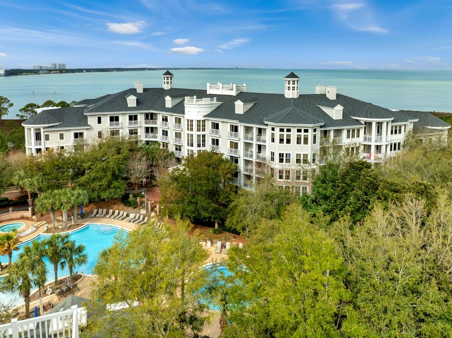 Overlooking the Bay in the heart of Sandestin Golf & Beach Resort, this nicely appointed condo offers the ultimate resort lifestyle. Enjoy modern coastal decor, luxury hardwood flooring,& a fully furnished interior designed for comfort &style. HVAC updated in 2022. The open-concept living area flows to a private balcony--perfect for relaxing with morning coffee or evening sunsets. Ideally located just steps from the Village of Baytowne Wharf, you'll have easy access to shopping, dining, entertainment, & seasonal events. Owners & guests enjoy premium resort amenities including multiple pools, fitness center, championship golf courses, marina, & private beach access. Whether used as a vacation retreat, full-time residence, or rental investment, this condo delivers a perfect blend of convenience charm, and coastal elegance within one of the Emerald Coast's most sought-after communities.