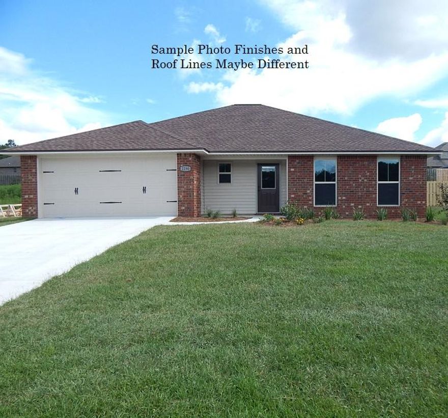 Being Built by a VA Registered Builder! Close to 7th Group and a easy commute to Eglin. Buyer to verify schools & the Measurements. This is a local Builder that oversees all aspects of the homes he builds. Buyer to verify schools & the Measurements were taken from the floor plan and the buyer should satisfy themselves as changes can occur during the construction process. The lot measurements were taken from the Okaloosa County Property Appraiser's website and/or plot plan/map. Vinyl siding under porches. Appliances include: Stainless Smooth-Top Range, Dishwasher, & Over the Range Microwave.