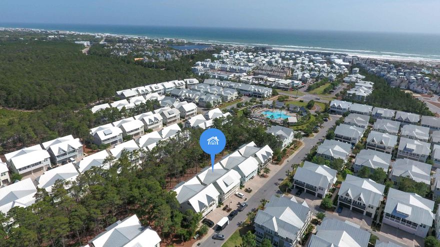 Introducing your new coastal retreat! This 3 bed, 2.5 bath townhome is perfectly poisitioned near one of the TWO community pools. With easy access to The Big Chill and the iconic towns of Rosemary and Seaside, your coastal lifestyle is elevated with endless possibilities for entertainment, dining, and relaxation just moments from your doorstep. Perfect for second-home seekers or savvy investors, this TURNKEY property comes fully furnished, including a golf cart, ready for immediate enjoyment. Experience seamless integration in the living, dining, and kitchen areas, perfect for entertaining. Step onto the open back deck--a retreat for your morning coffee or evening wind-down.Indulge in coastal living at its finest!