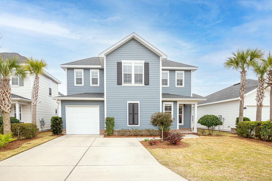 This lovely 3 bedroom Christopher floor plan in sought after Church Street Village could be your next home sweet home! The open concept 3 bdrm 2 1/2 bath home features master on main, a versatile 2nd level living space, a garage, and a screened-in porch. The home's 8ft doors and 9 ft ceilings create an spacious feel, and there is beautiful natural light. You will love the upgrades of Core-Tec wood flooring throughout (NO carpet), soft close cabinets, crown molding, all stainless appliances and granite counter tops in both the kitchen and baths. There are 2'' wood blinds, updated pendant lights and chandeliers, and new paint throughout. This community offers a pool, playground, fitness room, dog park, and walking paths. And ALL of your lawn maintenance is included in your HOA fees!