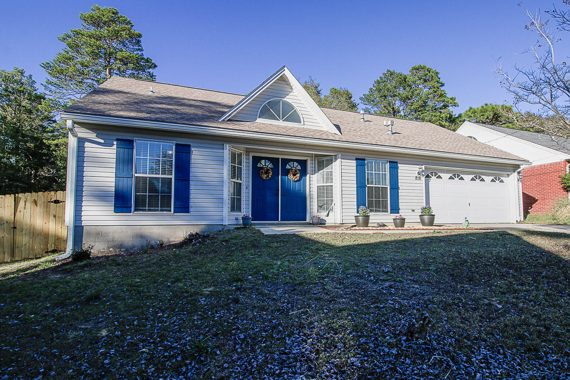 Come see your beautiful home with numerous upgrades. This lovely and spacious home(1,980 sq ft) with 4 bedrooms and 2 1/2 baths is great for making family memories. New roof 2020, Gutters 2021, AC 2022, hot water Heater 2022, New master and upstairs showers 2024/2023, new flooring 2023, new Fence 2024, new dishwasher 2024 and refrigerator 2022 and new flooring 2023. Gas stove and fireplace. It has an AWESOME screen-in Porch 11x24 for entertaining or family cookouts. Installed new Garage Opener and rails in 2024. Washer/Dryer staying with house. Homeis in a quiet neighborhood with only 25 homes, short distance to Turkey Creek Walking Path. Close to Eglin AFB, schools, hospital, shopping, restaurants and sport complexes. Don't miss out come get Your New Home.