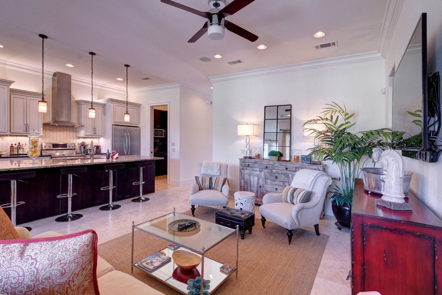 Stunning custom built golf course home in the desirable gated community of Sandestin Golf and Beach Resort. Meticulously designed with taste and comfort this four bedroom, three and one half bath home features a window lined great room with an abundance of light and forever views of the Baytowne Golf Course. The kitchen is a cooks delight with designer features of custom glazed cabinetry, under mount lighting, granite counter tops, stainless appliances that include a double oven with hood that is vented to the outside. There is also a custom designed butler's pantry with beautiful cabinetry and storage. First floor bedroom/office and half bath, the home also features a full one car garage and water filtration system for the entire home. The home is being sold partially furnished.