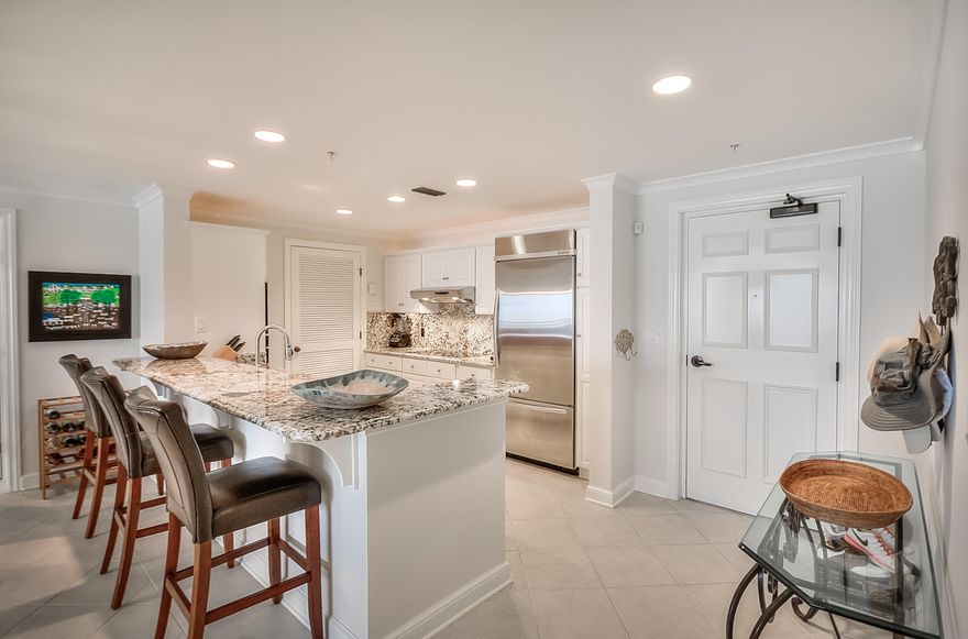 Gulf Front Residence, highly sought after Floor Plan - rarely available for purchase, this 5th Floor Condominium features amazing views of the water. The family room and two of the bedroom suites face the Gulf of Mexico, a unique feature and a must see. Ideally centrally located within the tower, with superior outdoor living spaces as well. The family room and both Gulf front facing bedrooms all open to large spacious balconies allowing you and your guests to enjoy the terrific climate year around. Recently remodeled, this property features the latest upscale trends in design and decor. Generous square footage, three bedrooms with three full baths, and multiple balconies create a comfortable living space.