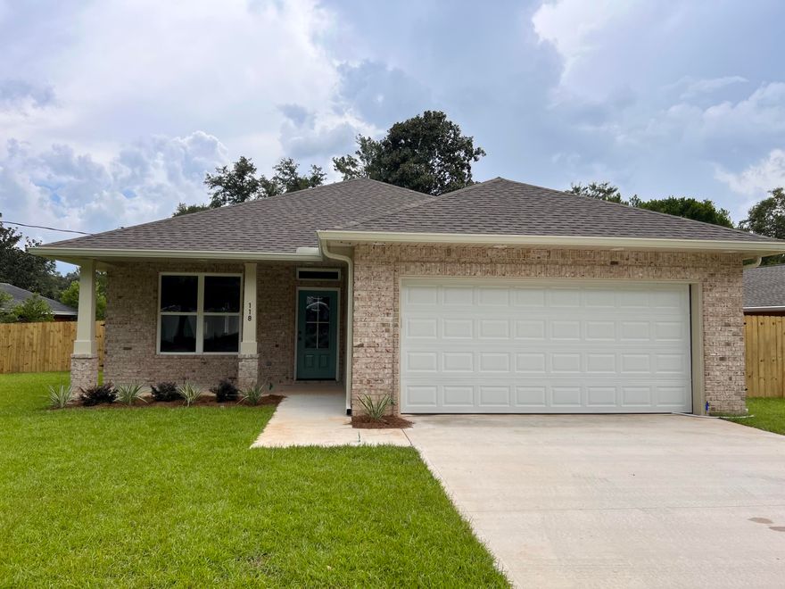 NEW 4 bedroom home. EXTERIOR FEATURES: All brick, privacy-fenced yard, 2 car garage w/ auto opener, irrigation system, well pump & landscaping, gutters. INTERIOR FEATURES: Open floorplan, granite kitchen tops, stainless steel kitchen appliances, large pantry, marble bathroom vanity tops/tubs/shower, tile in baths, & utility, pergo laminate wood flooring all other areas including bedrooms, large crown molding and window casing in main areas, large baseboards, plenty of storage. OTHER FEATURES: A 1-yr builder warranty is provided, builder to pay a total of $6000 towards all buyer and sellers closing cost, title & closing to be held with Tammy Jones at First National Land & Title