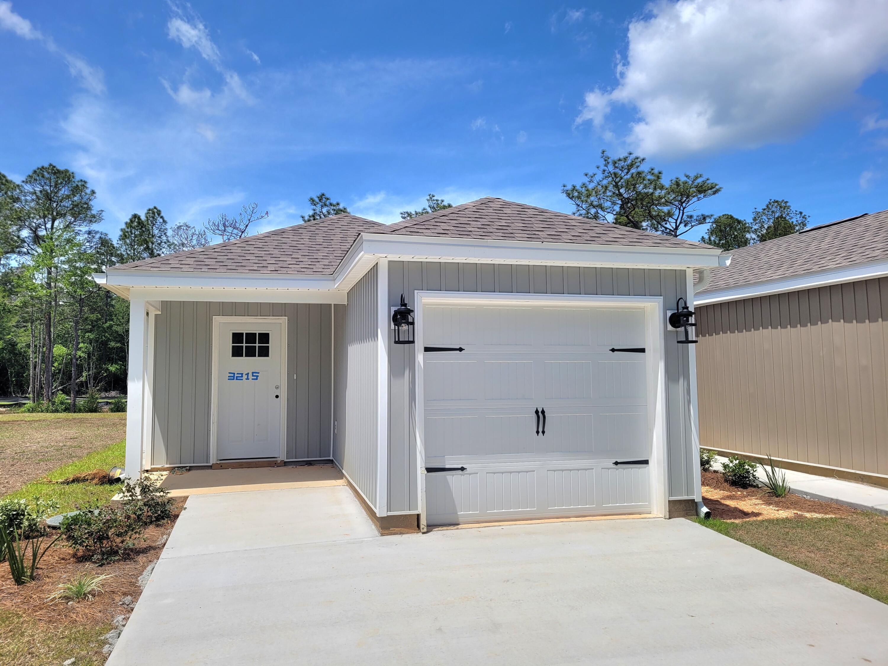 Construction Completed with BUILT-IN EQUITY! Craftsman style home with 3 bedrooms, 2 full bathrooms, 1 car garage. Featuring granite countertops, soft close cabinets, kitchen island, pantry, inside laundry room, walk in closet in the primary bedroom, and more! With underground utilities, newly paved road, No HOA and no rental restrictions.
