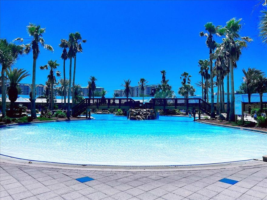 Beautifully appointed west-facing 2-bedroom residence offering refined coastal living at its finest. The open-concept living and dining area flows effortlessly to a spacious private balcony--an inviting setting to enjoy warm Gulf breezes and stunning sunset skies.Recently refreshed with flooring, fresh paint, and upscale designer furnishings, the interior blends comfort and sophistication. The primary suite features a king bed with elegant Tommy Bahama furnishings, while the guest bedroom offers a full trundle bed for flexible accommodations. A sofa sleeper in the living area provides additional space for guests.This fully turnkey residence has been thoughtfully prepared with trendy furnishings, allowing you to arrive and immediately enjoy the effortless coastal lifestyle. Located at The Palms of Destin Resort, directly across from the pristine shores of Henderson Beach State Park, the resort offers exceptional amenities including an on-site restaurant and bar with room service, coffee shop, beach shuttle service, tennis, pickleball, comedy club and beautifully manicured tropical grounds featuring more than 140 palm trees. The centerpiece is the spectacular lagoon-style pool with waterfalls, creating an atmosphere that feels like a private coastal retreat. Electric is included in condo fee.
Whether enjoyed as a personal getaway, investment property, or full-time residence, this exceptional condominium offers the best of Destin's renowned beach lifestyle.