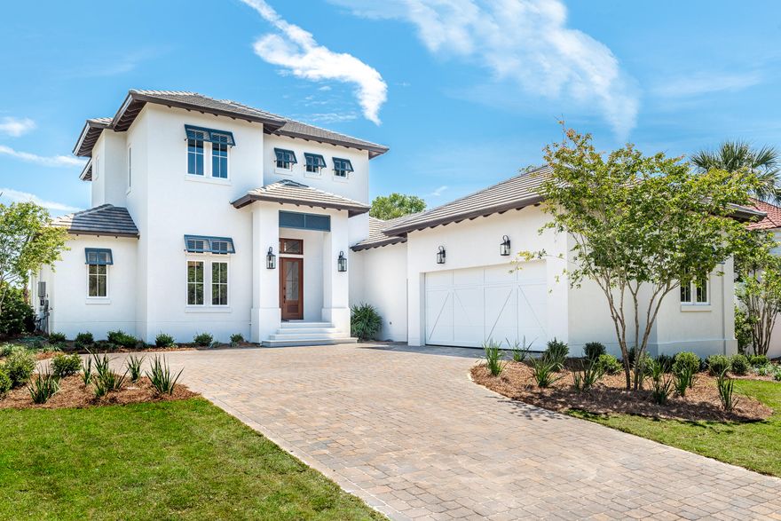 This new custom built home in the coveted south side of The Sandestin Resort will be one of the last newly built homes to be offered for sale. With an elevated lot, you can enjoy gentle Gulf breezes while overlooking the Baytowne Golf Course. Outdoor living is redefined in exemplary style with a generous pool with sun shelf, summer kitchen and a large fire pit. The interior features a vast array of amenities and touches, including a pecky cypress ceiling in living room, custom tile work, wide plank wood floors and a sweeping two story foyer. With a sought after South side location within the gates of Sandestin, you are just moments away from the beach, Market Shops or Grand Blvd. Call today to see this well-planned and tremendously executed residence by The Carter Building Company.