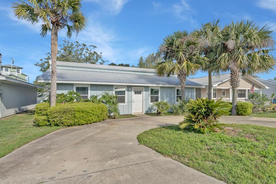 Welcome to 617 W Gulf Boulevard! This beautiful home is less than a thousand feet to the sugar-white and emerald green waters. This Panama City Beach home features three bedrooms, two bathrooms, 1,120 square feet.  This Florida Cottage features a large kitchen, with granite countertops, a breakfast bar, beautiful sunroom, and large fenced  back yard. Enjoy the quick walk to the beach, and to all the fun and excitement that Panama City Beach has to offer! This beautiful home would make a fantastic primary home or second home. Don't hesitate to schedule your showing today at the newest property available in Panama City Beach! Buyer to verify all information.