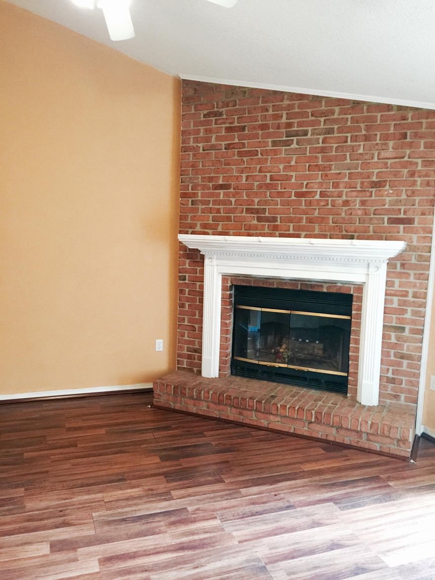 Affordable all brick home on the south side of I-10. Large, Mature Shade Trees in front and back yard. Tiled Foyer leading into the Living Room with laminate wood flooring, with a corner Fireplace and Vaulted Ceiling. The Dining & Kitchen are on the right side of the Foyer. A Breakfast Bar is open from the Kitchen to the Living Room. Guest bath has been renovated with newer cabintery and countertop.The split Bedroom design is a popular plan and gives privacy while adding to your useable space as there is very little hall space. Master Bedroom is complete with a walk-in closet and cultured marble vanity. Privacy fenced back yard has plenty of room for the kids to play. Roof was replaced about 7 years ago, and dishwasher replaced less than 2 yrs ago.