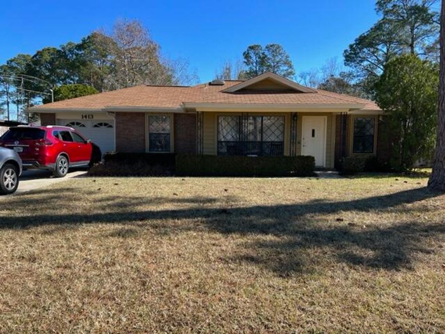 You MUST SEE this Well-Loved, One-Owner 3/2/1 Home with a Real Workshop!  It is in an ideal location, Close to Beaches, Bases and Shopping!  This Beautiful home has a Large Living Room & Formal Dining Room - Both with LVP Flooring.  The Kitchen has Updated Tile, Wood Cabinets and Beautiful Solid Surface (Quartz composite) counter tops.  The Breakfast nook overlooks the large back yard.  The wide hallway features two storage closets. The Master Bedroom is Large & Bright with a Walk-in Closet.  The Master Bath has tile flooring, an updated vanity, a new tub and elegant tile surround.  The Guest Bedrooms are nicely sized with extra deep closets.  The Guest Bath has tile flooring, an updated vanity, new tub and updated tile-look surround.