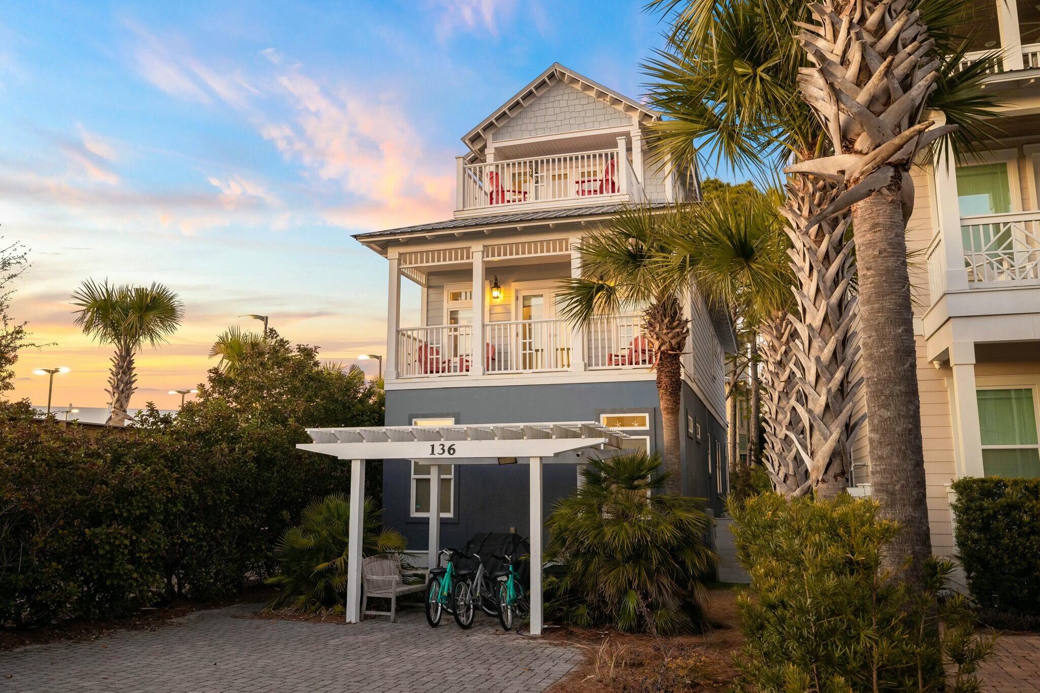 Welcome to 136 Surfer Lane, your dream coastal retreat in Seacrest Beach. This stunning 4-bedroom, 4-bathroom home offers a perfect blend of luxury, comfort, and convenience, making it an ideal investment or second home.Step inside to discover spacious living areas and five expansive deck spaces, perfect for relaxing and soaking in the breathtaking views from the fourth floor. The home's design ensures privacy, with the back opening to a beautifully landscaped area filled with lush plants and a serene walking trail. Located just a stone's throw from the vibrant 30A corridor, you'll enjoy easy access to the charming communities of Rosemary Beach and Alys Beach. This prime location offers the best of both worlds: tranquility and proximity to world-class dining, shopping, and entertainment.

Seacrest Beach is renowned for its exceptional amenities, including a resort-style pool that promises endless fun and relaxation. The convenient trolley service adds to the ease of exploring the area, making it simple to enjoy all that this coastal paradise has to offer.

With ample room to add a pool or garage on the street side of the home, this property is not only a sanctuary but also a canvas for your future dreams. Don't miss the opportunity to own a piece of paradise at 136 Surfer Lane, in one of the most sought-after locations on the Emerald Coast!