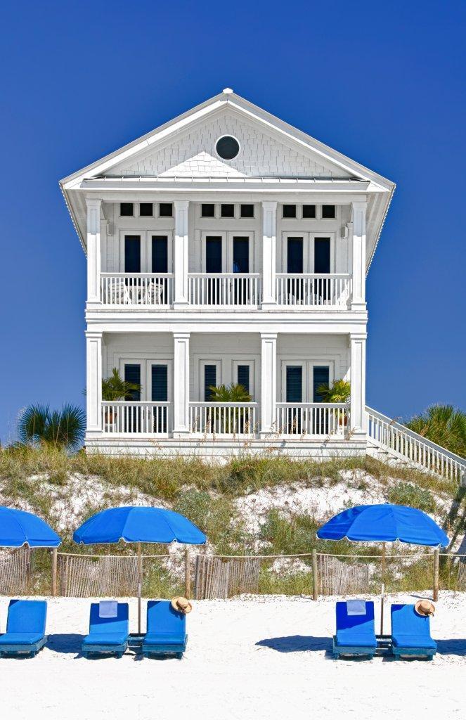 COMPELLING NEW PRICE! Seaside style meets peaceful privacy in this Carillon Beach coastal classic. Every inch of this home has been carefully manicured by a full time staff and each rental guest hand selected by the owner. With an exceptional past guest database, this home boasts an impressive annual rental history of over 340,000 that can be built upon as the demand for luxury, beachfront vacation rentals in our area continues to grow. Whether considering a strong investment property or a private Gulf front retreat, this remarkable property has the attributes to satisfy the most savvy buyers shopping the Northwest Florida coast.