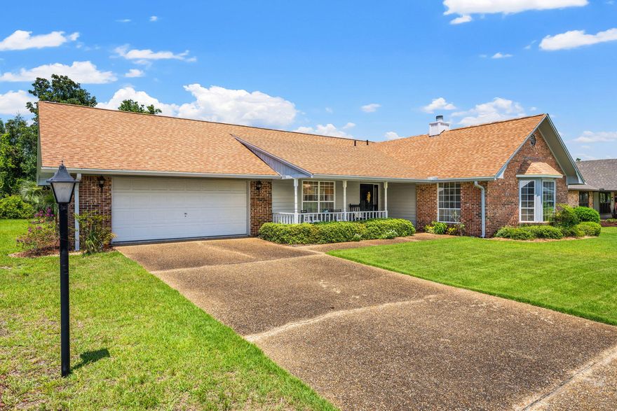 Welcome to the Candlewick Acres community of Panama City. This charming residence boasts an ideal location, with easy access to shopping, schools, and the beach within minutes. Tyndall Air Force Base is about a 30 minute drive. With over 2200 square feet, this home will accommodate the growing family. The massive kitchen with breakfast area and separate dining room allow plenty of space for entertaining guests. Coffered ceilings and a wood burning fireplace adorn the main living room. The large master bedroom will easily fit your kingsize furniture. This home is ready for you to make it your own. If measurements deemed important, please verify.