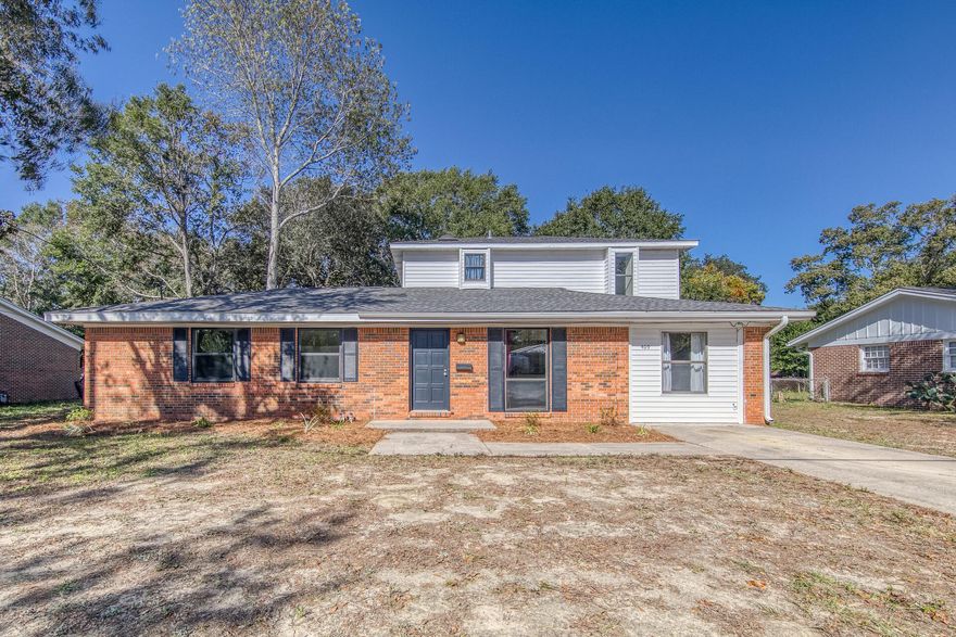 Don't sacrifice square footage for affordability! This updated Niceville home offers both. With over 2200 square feet this home boasts large guest bedrooms, one with half bath attached. Open concept living room and dining overlooked by a nicely updated kitchen with gas stove and matching stainless steal appliances. Upstairs you'll find the spacious master bedroom with plenty of closet and storage space, large bathroom with double vanity and a private balcony. A large covered porch is accessible either through french doors in the kitchen or through the indoor laundry room. Backyard is fully fenced and trees have recently been trimmed. Roof 2020, HVAC 2018, Water Heater 2014. New motherboards in minis. Information believed to be accurate but buyer to verify any information deemed important