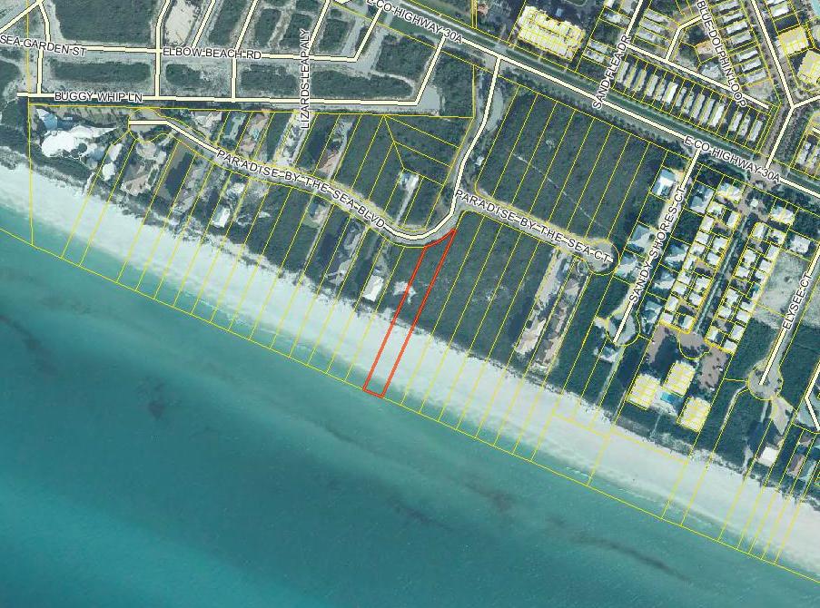 This Gulf-front homesite is now offered for sale within the exclusive and private gated community of Paradise By The Sea. The lot provides 60 ft of beach frontage on an estate-size gulf-front home site that extends out across the sand beach to the mean high water-line. In addition the lot offers an exceptional depth of nearly 500 feet for a large buildable footprint of your new gulf-front home. Including a main residence, garage & carriage house, and swimming pool. There are no build-out time requirements and the Homeowners Association annual assessment fees are low. This is a very rare opportunity to design and build your very own Gulf Front home on this lot. Information contained within this listing such as footage, is deemed to be accurate but, is not guaranteed. Buyer to verify.