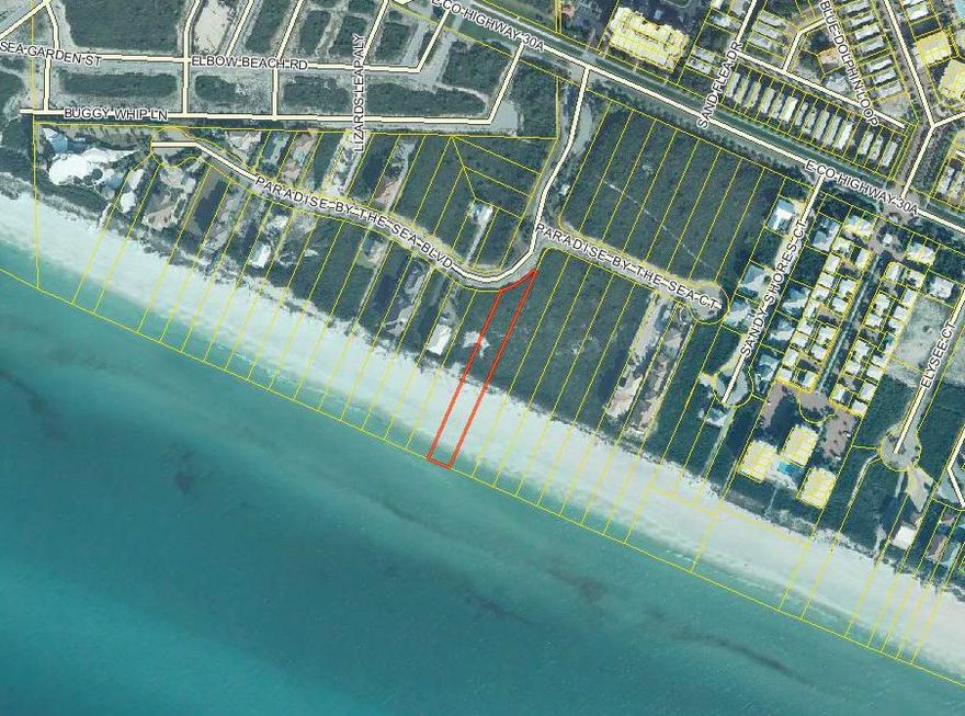 This Gulf-front homesite is now offered for sale within the exclusive and private gated community of Paradise By The Sea. The lot provides 60 ft of beach frontage on an estate-size gulf-front home site that extends out across the sand beach to the mean high water-line. In addition the lot offers an exceptional depth of nearly 500 feet for a large buildable footprint of your new gulf-front home. Including a main residence, garage & carriage house, and swimming pool. There are no build-out time requirements and the Homeowners Association annual assessment fees are low. This is a very rare opportunity to design and build your very own Gulf Front home on this lot. Information contained within this listing such as footage, is deemed to be accurate but, is not guaranteed. Buyer to verify.
