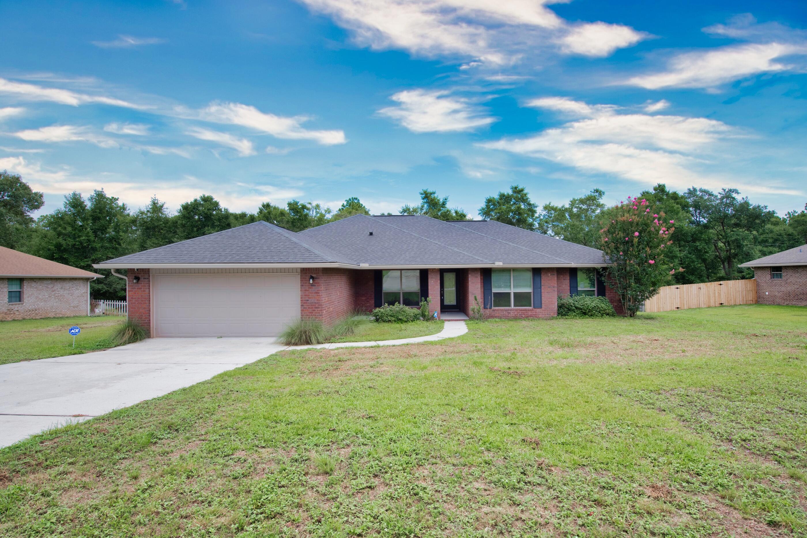 Welcome to this beautiful 4-bedroom, 2-bathroom home in Crestview's Silver Creek Estates is priced to sell! This single-story residence, built in 2016, offers 2,238 sq ft of living space on a 0.55-acre lot with a fully fenced yard, an enclosed screen porch, and tray ceilings. Conveniently located near top-rated schools, parks, shopping centers, and dining options, with easy access to Highway 85 and I-10. Don't miss this opportunity to own a lovely home in a prime location. Contact listing agent to schedule a viewing today!