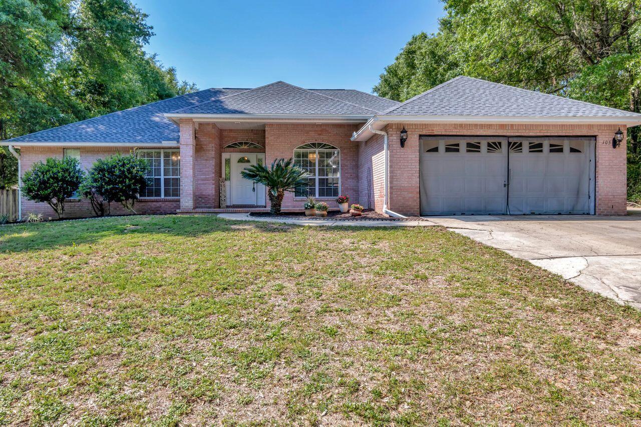 This is a 3BR/2B/, 2200 sq ft home with Flex room, in-ground pool, screened porch, huge patio, additional pad for more parking and so much more! Enter into large family room, left half has formal dining, kitchen, breakfast room, laundry, add'l bedrooms & guest bath. To the right you will find office/den & large master suite w/ walk-in closet, cultured marble bath, double vanity & separate newly tiled shower. Exit the family room through french doors leading to large screened patio & then on to the inviting in-ground pool. To the right of the screened patio is another covered area. Privacy fenced back yard.