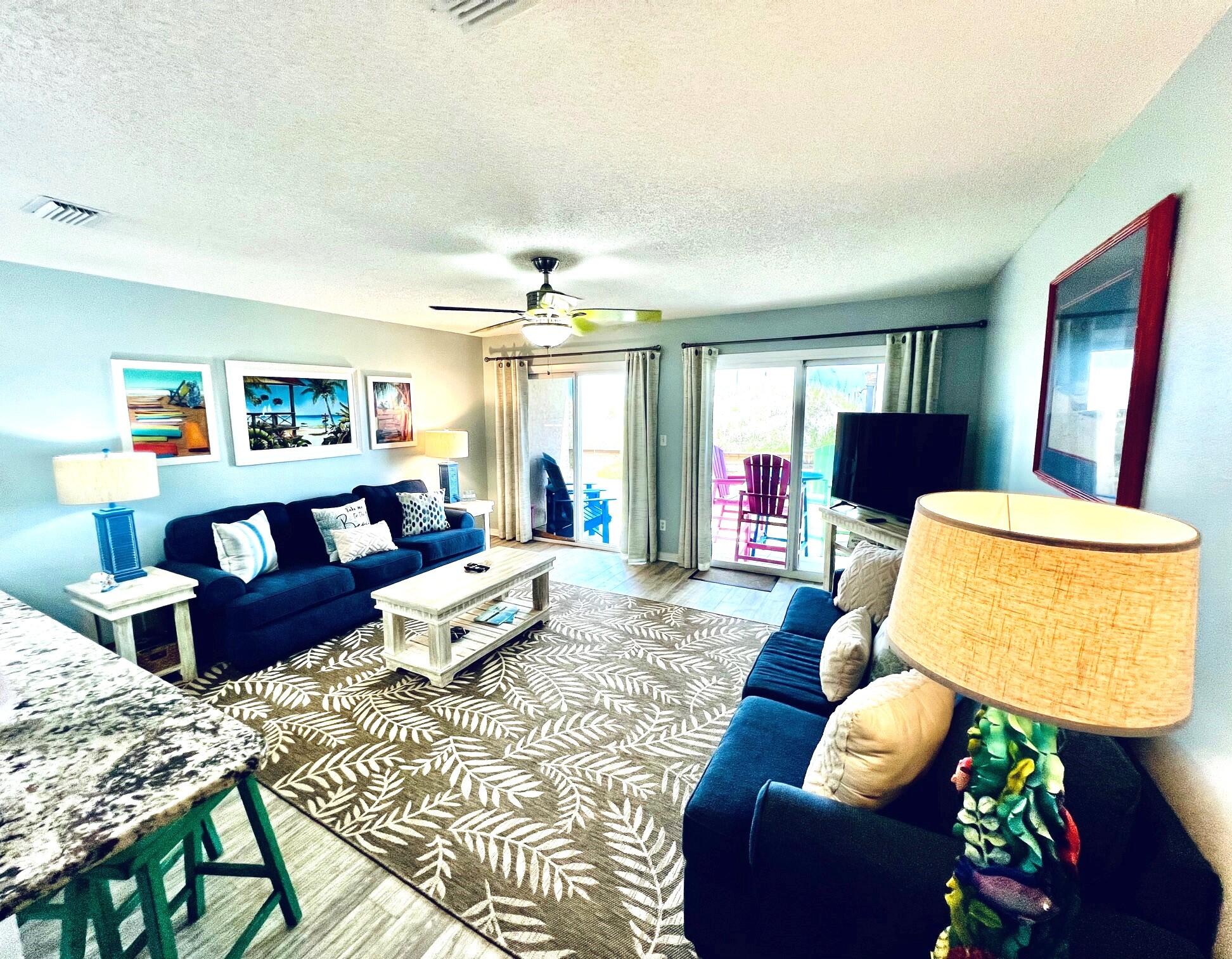 MOTIVATED SELLER! Come tour this beachfront gem at Island Sands Condominiums, Okaloosa Island. This 1BD/1.5BA, 727 sq ft condo on the 1st floor promises more than a residence; it's a smart investment with up to $40k rental income potential. Sleeping up to 6, this contemporary beach-style haven offers direct beach access steps from your back deck. Picture mornings embracing the Gulf breeze and evenings with the sun setting over the sugar sand beach of The Emerald Coast. Enjoy the perks of ownership, including your own reserved parking space, community pool, BBQ/Grills, Picnic area & Bike Rack. With a strategic location on the 1st floor, this condo maximizes rental appeal year-round. Step seamlessly from your back deck to the beach, which offers an unparalleled & hassle-free experience for potential renters.
Recent improvements include a brand-new HVAC system installed mid-2023, providing efficient climate control throughout the year. The home also features a brand-new washer/dryer unit in 2024. The kitchen is equipped with a new ice maker (2023), new disposal unit (2023) and new outdoor grill (1st floor only). These updates, combined with the condo's existing features, make it a perfect choice for anyone looking for a rental-ready property!
Seize the chance to invest in a property that harmonizes convenience, style, and income potential. Schedule a tour today and witness firsthand the allure of this beachfront condo on Okaloosa Island. Your investment journey begins here!
Located directly on the turquoise waters of the Gulf along The Emerald Coast, Island Sands Condominiums in Fort Walton Beach offer a peaceful retreat that has everything you want in a home or investment at the beach! Island Sands on Okaloosa Island are literally steps from the soft, sugar sand beachfront, from patio to beach in seconds. Island Sands amenities include: Community Pool / Community Grills / Beach Chair Service (available for rent) / Beach Walkway & Deeded Access / Gulf front / Outdoor showers.
Favorite nearby restaurants are Stewbys, AJ's, Old Bay Steamer, The Gulf, Anglers & The Boardwalk are all within a quick drive & offer a variety of dining options, nightlife & even a marine theme park where you can catch a dolphin show. Adjacent to Grocery, Athletic Clubs, Shopping & other attractions within the Fort Walton Beach area!
All dimensions and information to be verified by the buyer.