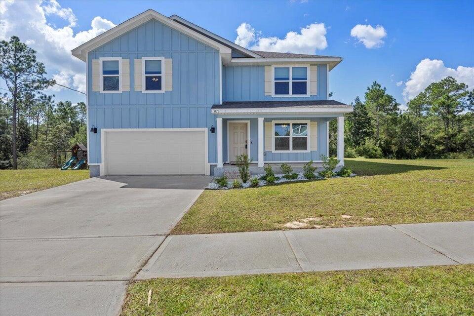 Available NOW! 5/3 home set in a peaceful neighborhood in North Crestview, this two-story retreat offers an open-concept design perfect for entertaining. The spacious kitchen features a large island with granite countertops and plenty of cabinet space! Upstairs, a separate loft provides a cozy second living space. The master suite boasts a luxurious bath with a large shower, double vanities, and walk-in closets. With modern finishes and durable LVP flooring throughout with carpet in the bedrooms. Pets may be allowed with approval and $400 non-refundable pet fee. No smoking in the property. Applications are done online at www.rentgoodlife.com