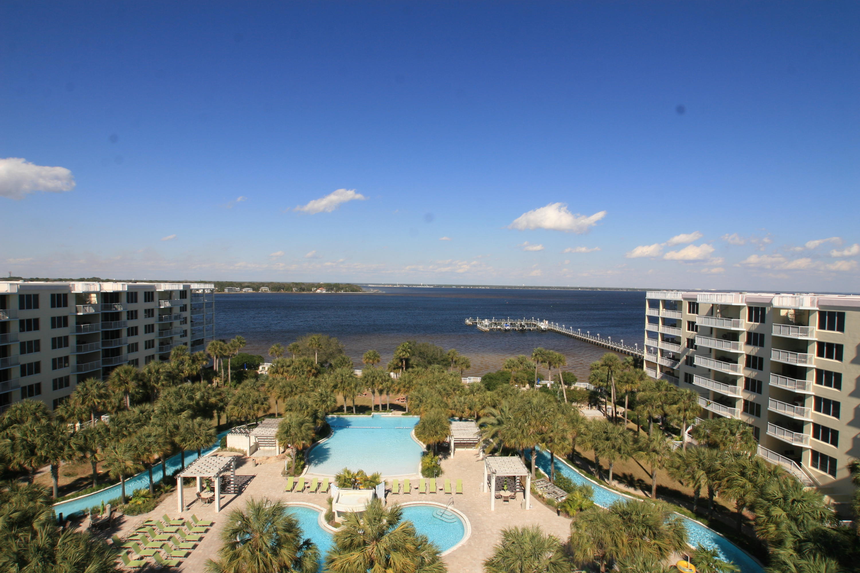 Excellent view and location!!!The fabulous beach lifestyle is all yours when you own at Destin West. Take in the lovely water view from your private balcony.Whether you want to live here, visit, or rent your condo, this unit is updated, and ready to go! Destin West is close to many great attractions. The award winning lazy river pool along with Beach and Bay access make this complex very unique.Rental income in 2015 $34,191. Buyer to confirm all information.