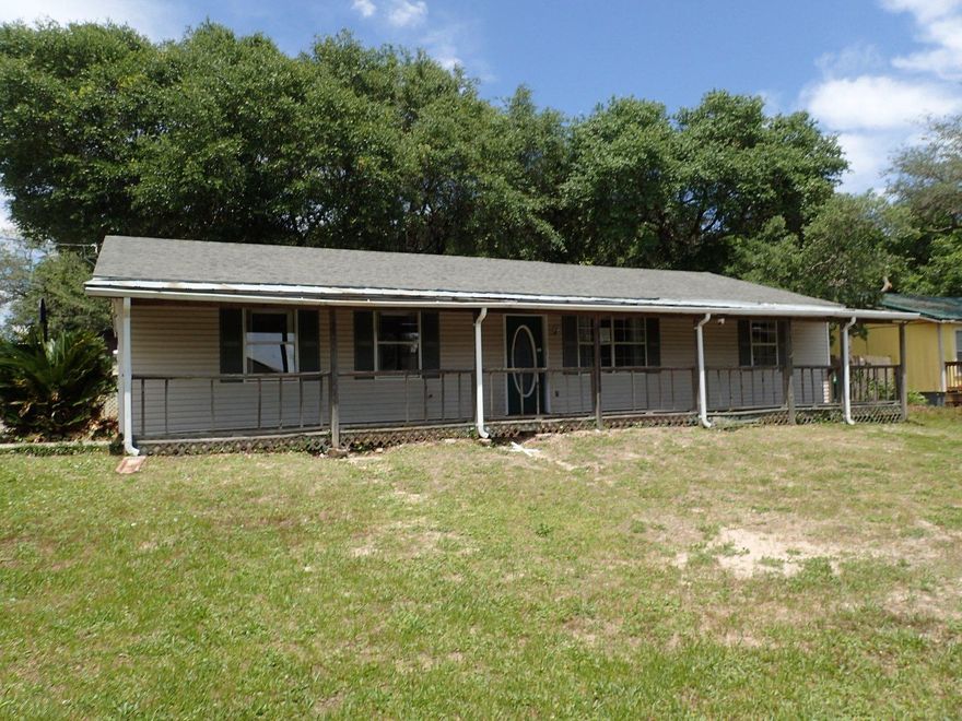 Convenient location, larger home, and on a corner lot, this REO property is a must see. Built in 1988, this 3 bedroom 2 bath home has open kitchen/dining area, split bedroom design and large living room. Home has a large front porch, privacy fenced back yard, and storage building. Home will not qualify for all types of financing and is a must see to appreciate. Call today. Bank of America, N.A. employees, employees' household members and HTS business partners of the Bank are prohibited from purchasing this property, whether directly or indirectly. Seller's asking price is $99900.