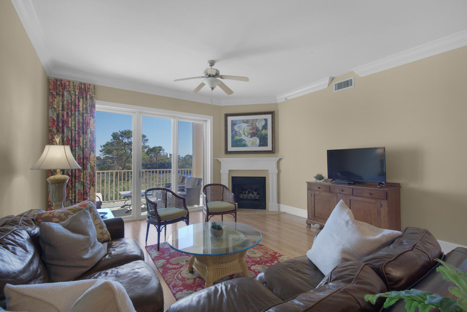 Back on Market at no fault of Seller.   Beautiful views of Big Redfish Lake and the Gulf of Mexico unfold before your eyes and beckon you to experience the beauty that surrounds you.  Sanctuary at Redfish 2105 is a fully furnished 3 bedroom, 3.5 bath condominium home ready for beach and nature lovers alike to experience.  At once you are drawn to the oversized 264 sq. ft. outdoor terrace overlooking the lush native vegetation and coastal dune lake.  This floor plan is the highly sought after ''extended plan'' which offers lots of elbow room and hard surface flooring throughout.  Enjoy time with your family and guests gathered around the gas fireplace. The kitchen marries the dining and living room providing an open floor plan and inviting conversation and easy entertaining. The spacious Master Bedroom Suite opens to the terrace and boasts fabulous views, jetted tub, his and her vanities, walk-in shower and water closet. Sanctuary at Redfish is on approximately 14 acres located on the east side of Big Redfish Lake in the Blue Mountain Beach.  Experience one of the world's most serene, rare coastal dune lakes on a stand-up paddle board, canoe or kayak.  Take a leisurely boat ride and be dropped off on a secluded beach with a beach set-up awaiting you. The gated community has underground parking with three levels of residential living. Sanctuary at Redfish features a fitness center, garden style deck with a heated outdoor pool and whirlpool, walking trails, individual storage rooms, pool cabanas, unparalleled privacy, and a fire pit overlooking the coastal dune lake and Gulf. The tropical sparkling pools offer options of heated pool, zero entry, adult only or a hot tub to soak in under the stars.  The 30A bike path runs in front of Sanctuary at Redfish making it easy to enjoy a bike ride before a day at the beach.   Stay and play by the pool all day or relax on one of 30A's most beautiful beaches. After you've played at the beach, enjoy discovering the great boutique shops and restaurants in the nearby coastal towns. We invite you to make an appointment to see Sanctuary at Redfish 2105 and start your 30A adventure at the beach!