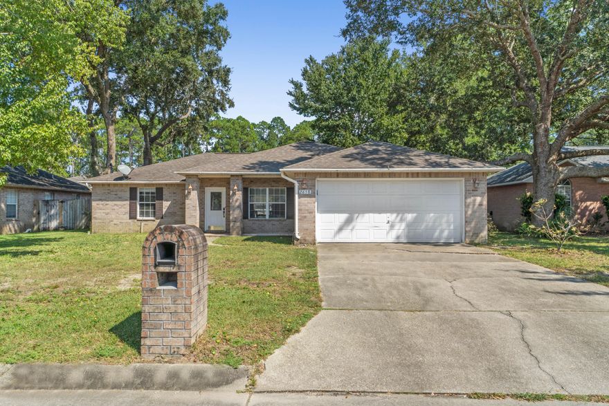 Welcome to Hidden Estates! This 3 Bedroom 2 Bath has plenty of room for the entire family with extra space on the back deck and pool. This home features tile throughout the living room, kitchen, and into the primary bedroom. Carpet in the 2 other bedrooms. The split floor plan and vaulted ceilings in the living room add to the open feel throughout. The Kitchen has been outfitted with Granite Countertops, Stainless Appliances, a Single Basin Sink with a Pull-Down Faucet, and a New Subway Tile Backsplash. Two eating areas one towards the front of the house overlooking the front yard and driveway. The other is towards the backyard and pool. The primary bedroom is spacious in size and features a large walk-in closet. The primary bathroom has a granite-matched double vanity and both a soaking