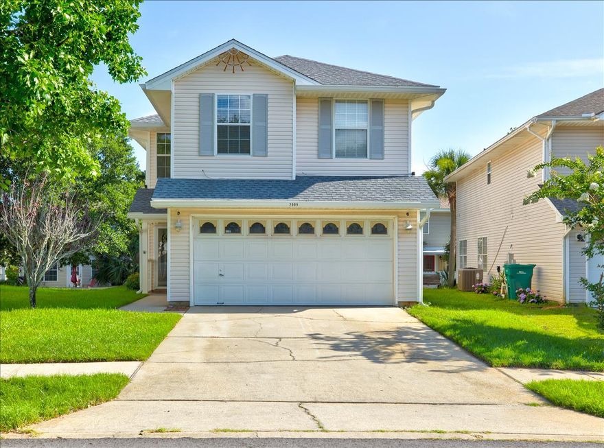 Welcome Home! This neighborhood is located in the Heart of Destin, but situated in a more private, cul de sac in Twin Lakes Estates.  It offers a community feel with sidewalks and street lights, a park with playground equipment, nature trails, and lakes and is close to shopping, restaurants, and just minutes from the beach!  This gorgeous coastal inspired home offers soaring ceilings and lots of light. Bose 5.1 surround sound system. Hardwood floors throughout and a galley kitchen with all stainless appliances.  3 spacious bedrooms and 2 baths upstairs and a 1/2 bath downstairs.  A New roof -installed March 2021 - 50 year Warranty (transferable to buyer) and New pump for irrigation system- installed 2020.  New smoke alarms 2021 and Water heater 2012.