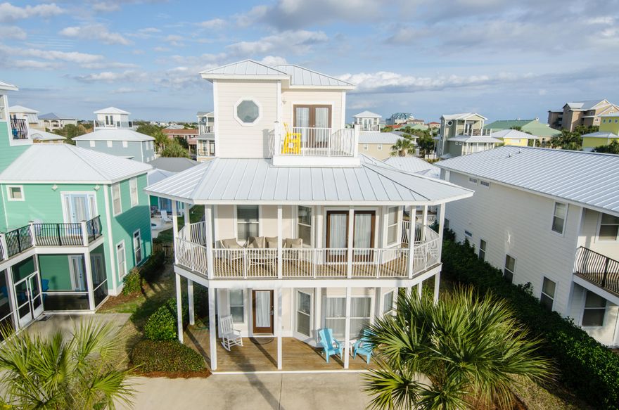 If you're looking for the beach life, or a combination vacation home and investment property, come see this beautiful home in Destin. Just 1 block from our glittering white sand beaches and emerald waters, a 5 minute walk to Henderson Beach State Park, and just a few minutes drive or walk to restaurants, shopping and entertainment, you can't go wrong! This 3 story beauty features a sparkling, heated, in-ground pool & separate guest quarters that can sleep 4. In the main house there are 2 dining areas, family room, 4 bedrooms, a well appointed kitchen, 4 bathrooms, laundry, a sun deck on the 3rd floor and a balcony on the 2nd. Imagine the great memories, you your family and friends can make with such an awesome investment. If you think this is the life for you, give us a call. Showings are