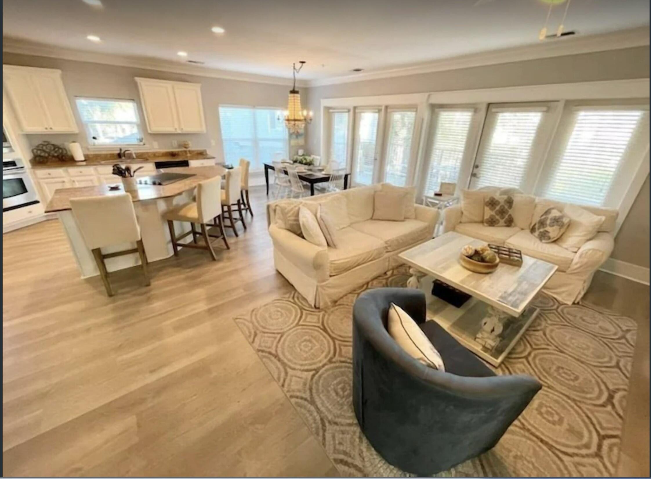 LUXURIOUS CONDO SEACREST BEACH! RIGHT ON THE POOL!! This beautifully appointed unit is styled for elegance and comfort and is rental ready!! The spacious living area is open to the kitchen, perfect for nights in with the family.  There are 2 master suites as well as a queen room and a bunk room that share a bathroom. Multiple balconies allow for outdoor living as well as straight access to the Seacrest Pool, the biggest pool on 30a! This unit also has a tram stop right outside the front door to take you the very short stroll to the Seacrest Beach! Come see why Seacrest Beach is the place to play!! Professional pics coming soon.