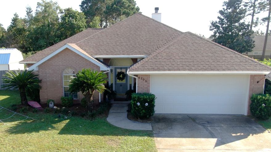 *UNDER CONTRACT - ACCEPTING BACKUP OFFERS* New roof to be installed before 1/4/2021 -- South of Hwy 98 with access to the Sound - Don't miss out! This freshly painted 3 bed/2 bath (plus an office!) is located in the highly sought after community of Sound Retreat with a voluntary HOA. From the vaulted ceilings and granite counter tops to the screened-in porch and stainless steel appliances, you will not be disappointed.  The large yard contains a new, lofted shed, a garden area with a trellis, and all sorts of fruit bearing plants (fig, avocado, blueberry, strawberry, blackberry, beauty berry, and sugar apple).  Recent upgrades include a new water heater, dishwasher, lawn pump, ceiling fans, bathroom vanities, and mantel for the wood fireplace. Call today to schedule a showing